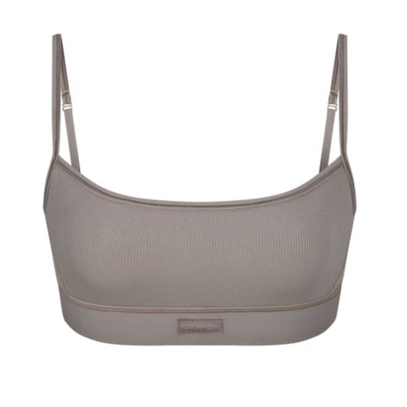 SKIMS Other - Skims cotton rib scoop bralette